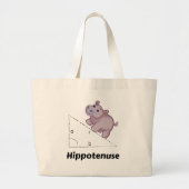 Hippotenuse lustiges Mathe Jumbo Stoffbeutel (Vorne)