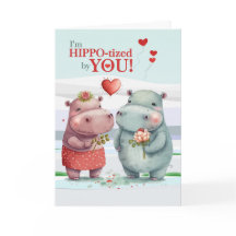 HIPPOtized by You Hippopotamus Valentine's Day
