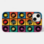 Hippy 60er Boho Peace Sign Case-Mate iPhone Hülle (Rückseite (Horizontal))