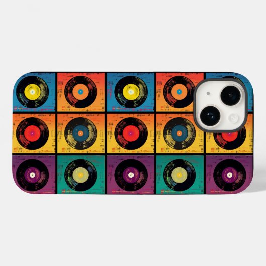 Hippy 60er Boho Peace Sign Case-Mate iPhone Hülle (Rückseite (Horizontal))