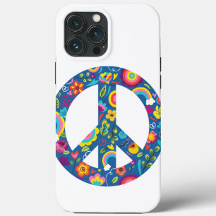 Hippy 60er Boho Peace Sign Case-Mate iPhone Hülle