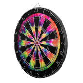 Hippy 60s Tie Dye Dartscheibe (Vorderseite rechts)