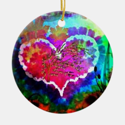 Hippy an der keramik ornament (Vorne)
