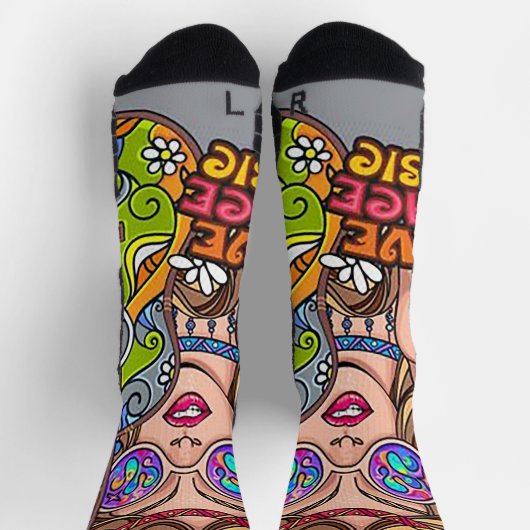 Hippy Athletic Crew Sock Socken (Oben)