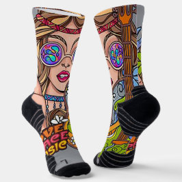 Hippy Athletic Crew Sock Socken