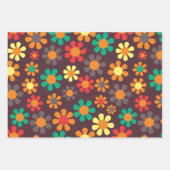 Hippy Blume Daisy Geschenkpapier Set (Vorderseite)