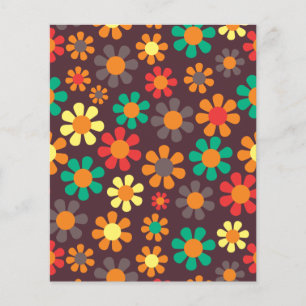 Hippy Blume Daisy Scrapbook Paper