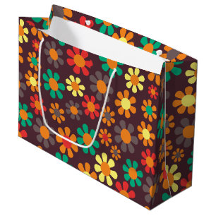 Hippy-Blume Große Geschenktüte