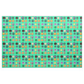 Hippy bunter retro 60er des Friedenszeichens Stoff (Fat Quarter (45,7 x 55,9 cm))