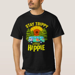 Hippy-Camping-Shirt, Bleibe Trippy-Little-Hippie T-Shirt