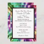 Hippy Chic Gefärbte Krawatte Tye Die Einladung zur (Vorne/Hinten)