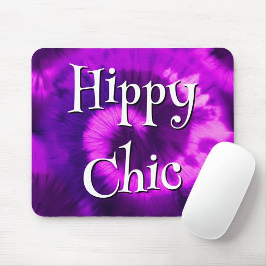 Hippy Chic Maus Pad Lila Mousepad (Mit Mouse)