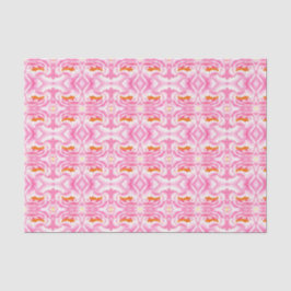 Hippy Chic Pink und Orange Krawatte Dye Muster Seidenpapier