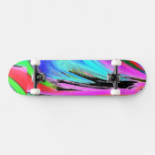 Hippy Color Wave Skateboard (Horizontal)