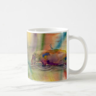 Hippy Dippy, Watercolor-Kunst-Tasse Kaffeetasse