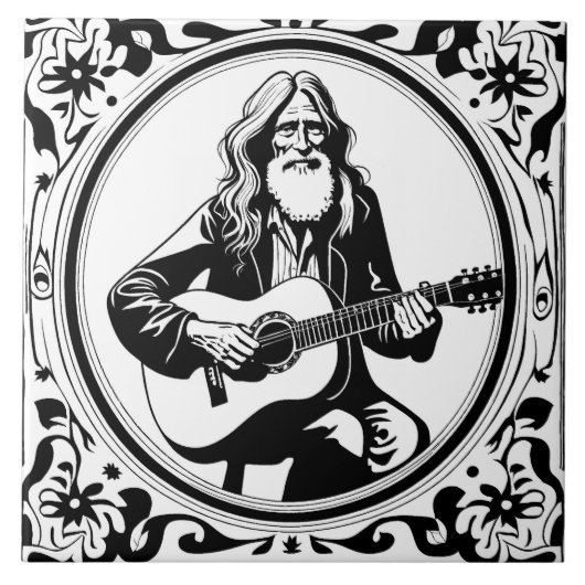 Hippy Fliese (Vorderseite)