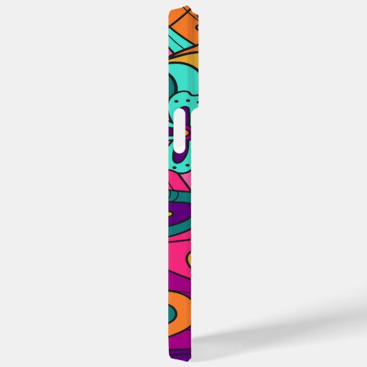 Hippy-Floral Case-Mate iPhone Hülle (Rückseite / Rechts)