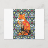 Hippy Fox Postkarte (Vorderseite)