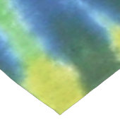 Hippy FriedensRetro 60er gefärbte Krawatte Mittelgroßer Tischläufer (Ecke)