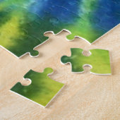 Hippy FriedensRetro 60er gefärbte Krawatte Puzzle (Seite)