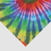 Hippy FriedensRetro 60er gefärbte Krawatte Seidenpapier (Ausschnitt)