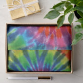 Hippy FriedensRetro 60er gefärbte Krawatte Seidenpapier (Geschenk)