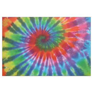 Hippy FriedensRetro 60er gefärbte Krawatte Stoff