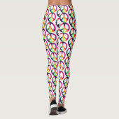 Hippy-Friedenszeichen Leggings (Rückseite)