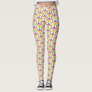 Hippy-Friedenszeichen Leggings