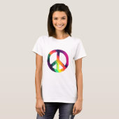 Hippy-Friedenszeichen T-Shirt (Vorne ganz)