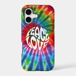 Hippy Gefärbte Krawatte 60er Retro Colorful Boho