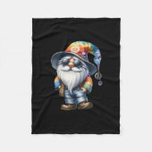 Hippy Gnome Fleecedecke (Vorderseite)