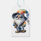 Hippy Gnome Geschenkanhänger (Rückseite)