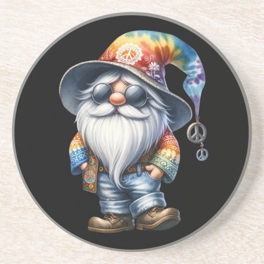 Hippy Gnome Getränkeuntersetzer (Vorne)