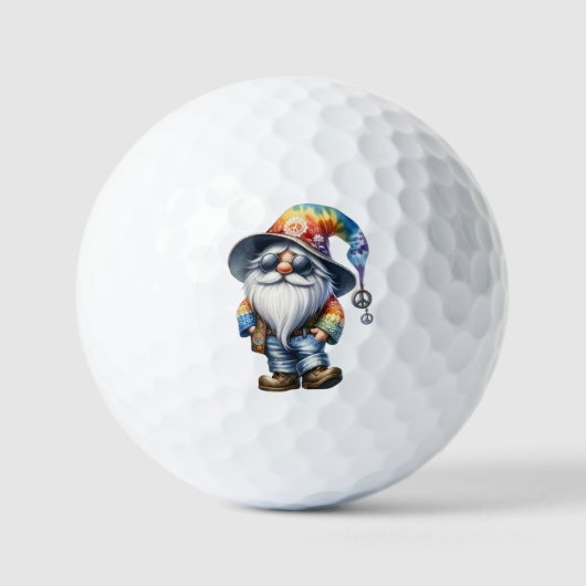 Hippy Gnome Golfball (Vorderseite)