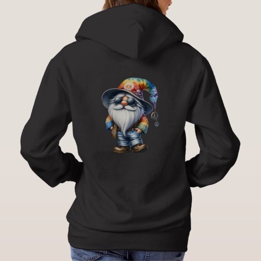 Hippy Gnome Hoodie (Rückseite)