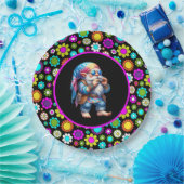 Hippy Gnome Paper Plate Pappteller (Party)