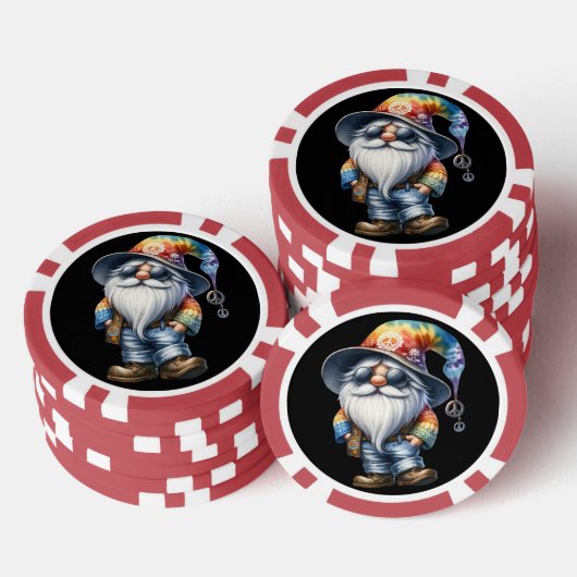 Hippy Gnome Pokerchips (Stapel)