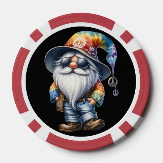 Hippy Gnome Pokerchips (Rückseite)