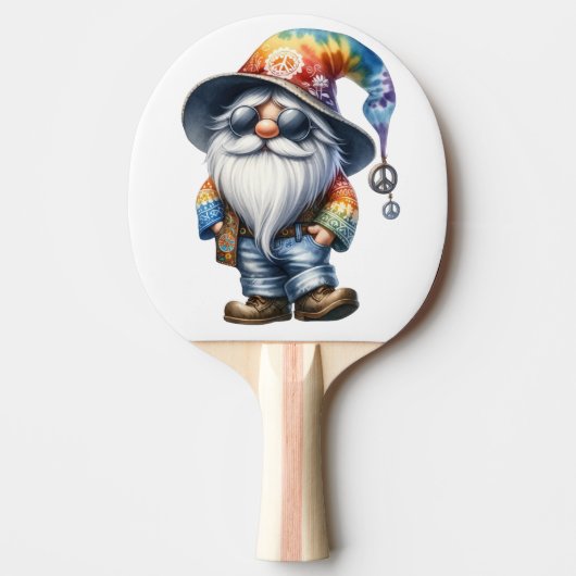 Hippy Gnome Tischtennis Schläger (Vorderseite)