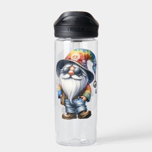Hippy Gnome Trinkflasche (Rückseite)