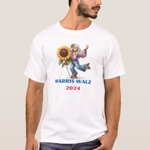 HIPPY GRANDMA FÜR HARRIS WALZ 2024 T-Shirt