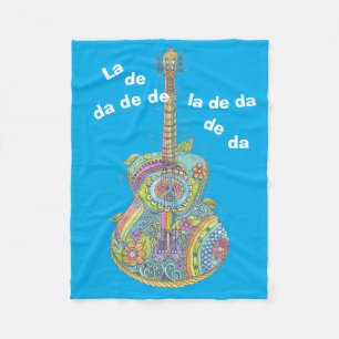 Hippy Guitar Fleecedecke