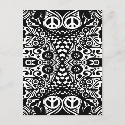 Hippy Heaven Postkarte (Vorderseite)