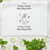 Hippy Hippy Erschütterung - lustige Geschirrtuch (Gefaltet)