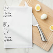 Hippy Hippy Erschütterung - lustige Geschirrtuch (Viertel Falte)