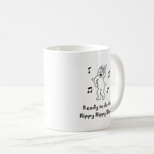Hippy-Hippy-Shake Kaffeetasse (VorderseiteRechts)