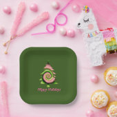 Hippy Holiday Paper Plate Pappteller (Party)