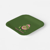 Hippy Holiday Paper Plate Pappteller (Gewinkelt)