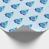 Hippy Holiday Warning Geschenkpapier (Ecke)